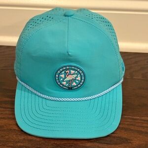 MELIN Coronado Splash Hydro Neon Collection Blue SnapBack Hat Good Vibes Crew